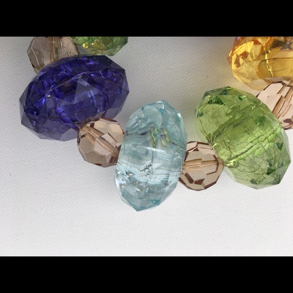 Acrylic Multi-Color Chunky Bracelet (NEW) - Picture 3 of 4